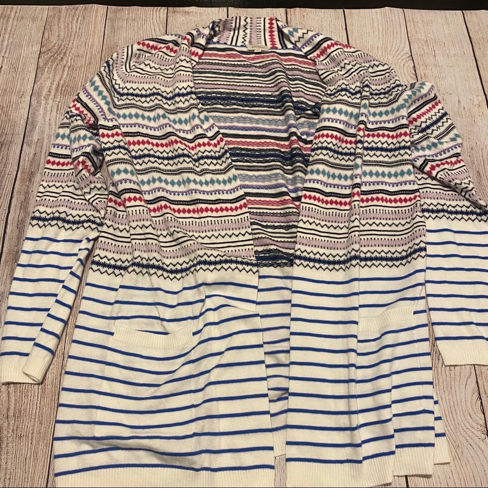 Talbots Fair Isle Cardigan